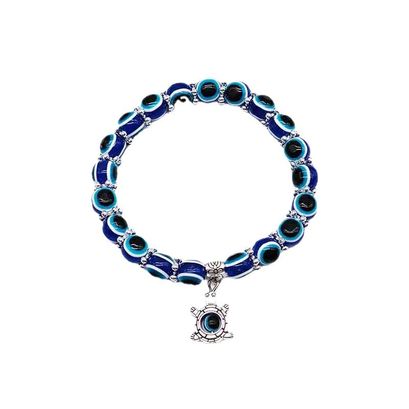 Wholesale Devil Eyes Butterfly Elephant Resin Beaded Bracelet